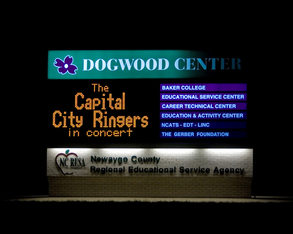 Dogwood Center Sign